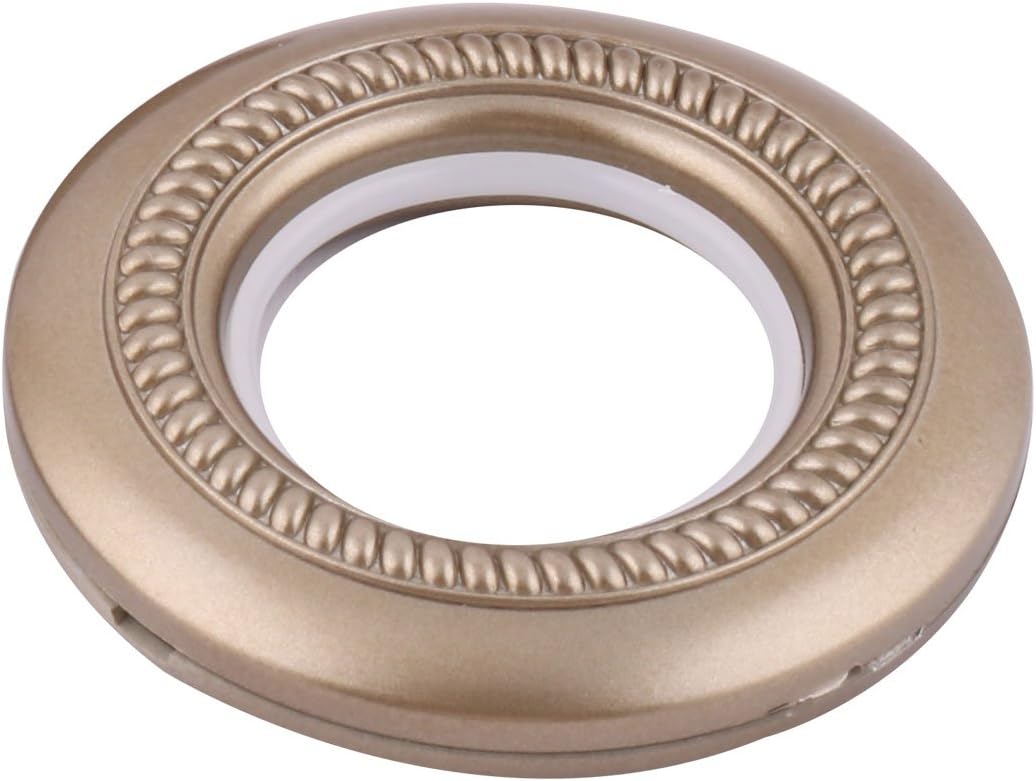 Plastic Home Bedroom Circle Window Curtain Rod Hanging Eyelet Ring 40pcs Bronze Tone (id: c11 24a 27b eda f9a