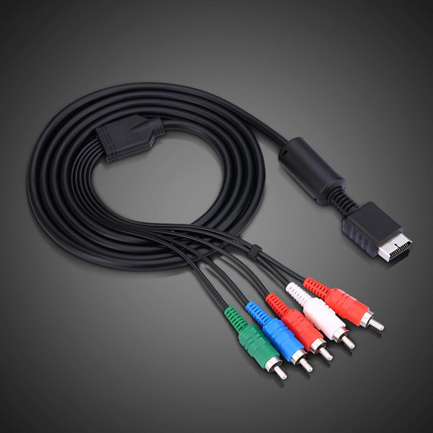 Audio Video Cable AV Multi Out to Component Cord Audio Cable for PS2 PS3 Gaming System