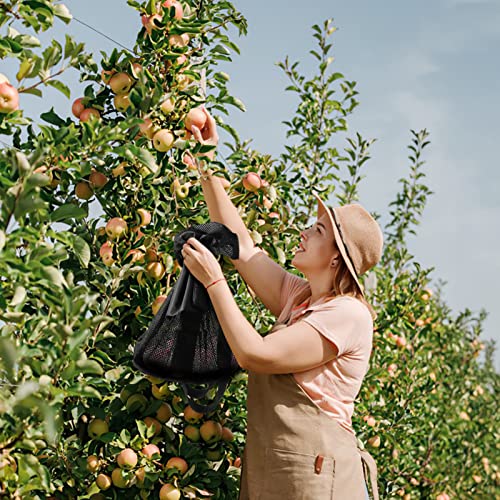 Foto von VALICLUD Pilz Sammeltasche 2 Stück Atmungsaktive Pilz-Aufbewahrungsbeutel Mit Verstellbarem Schultergurt Und Stabiler Bodenplatte Für Outdoor Pilze Sammeln