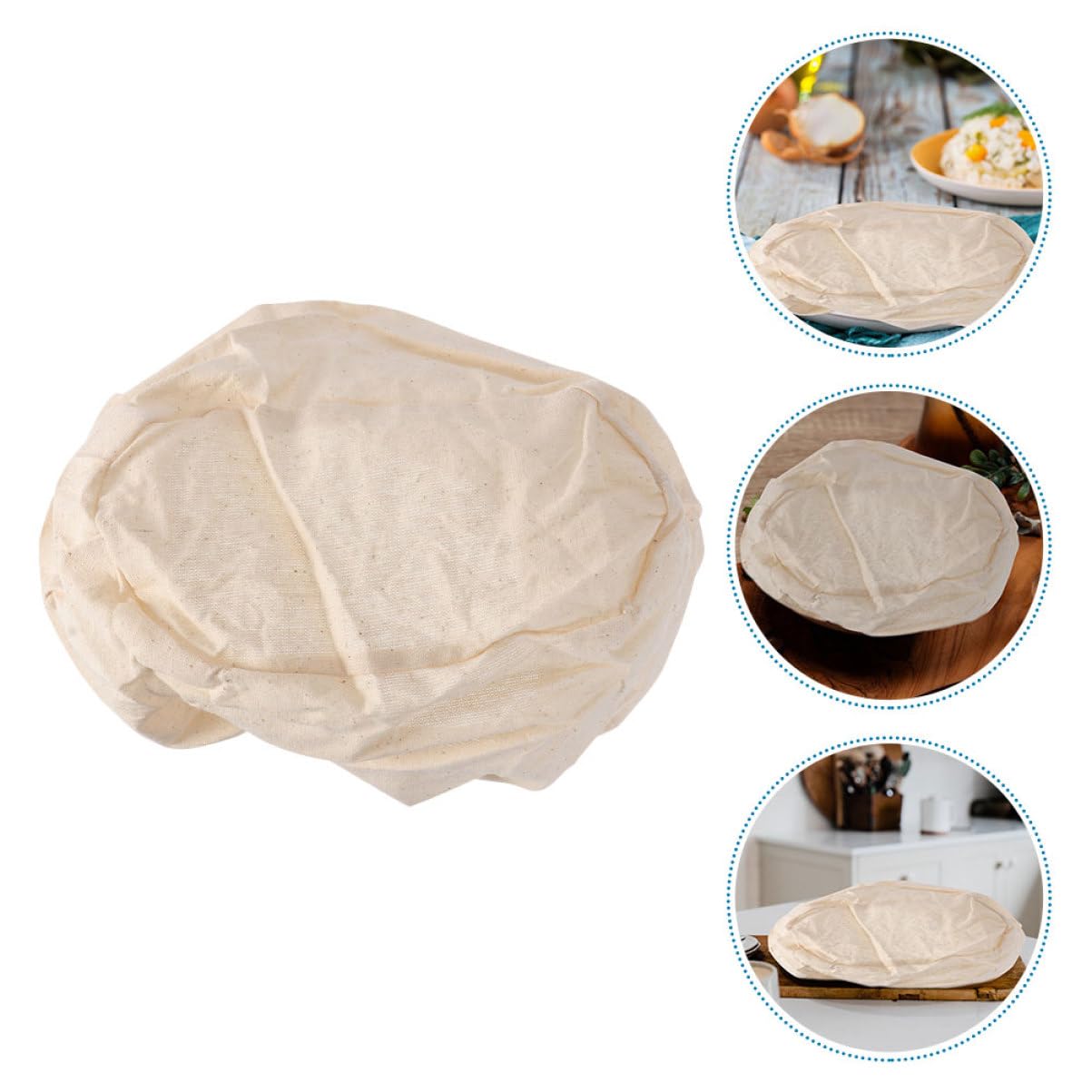 Amosfun Juego De 20 Cestas Para Prueba De Pan Cestas Para Utensilios De Cocina Cubierta Para Cesta De Pan Revestimiento Para Hacer Repostería Dispositivo Para Hornear Revestimiento