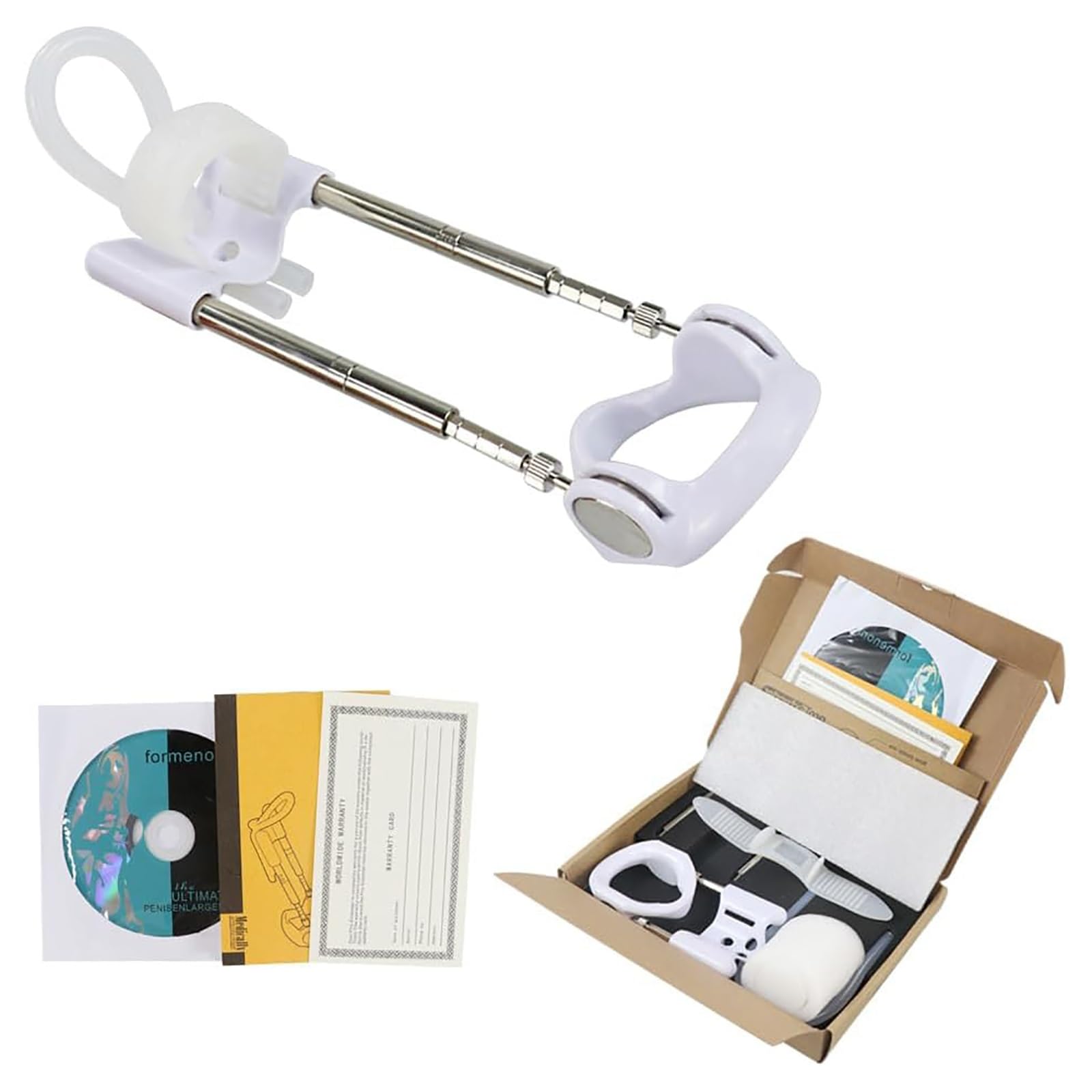 Kit extensor de pene, extensor de soporte corporal for hombres utilizado for aumentar el tamaño del pene, Kit extensor entrenamiento resistencia, Extensor tamaño hombres… tracción peneana