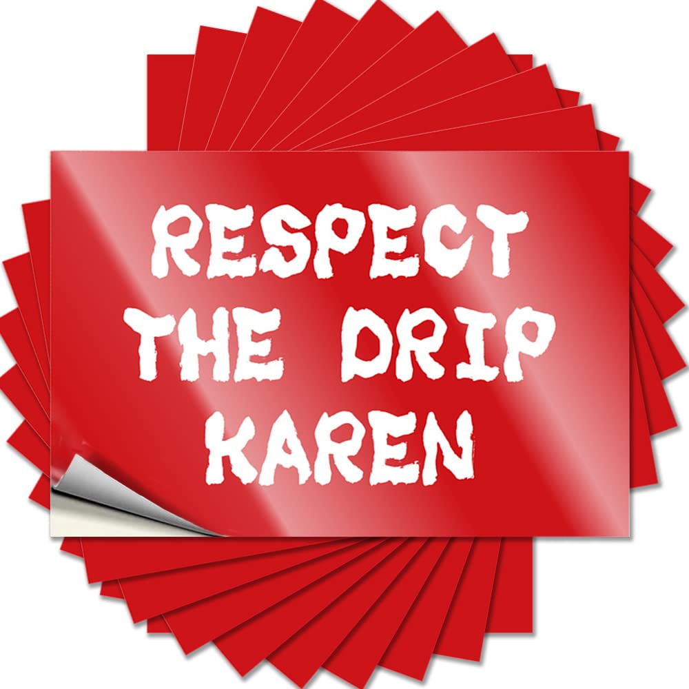 Tattoos Bookish, Gamers Cover Respect The Drip Karen | Teens(6X9CM)