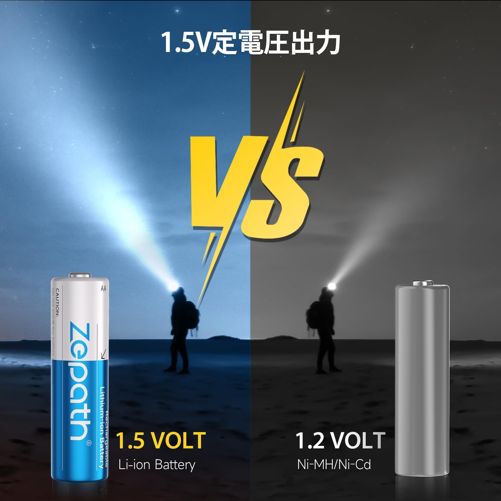 Amazon | 単三 充電池 充電式単三リチウム電池 急速充電器付き 1.5V 24