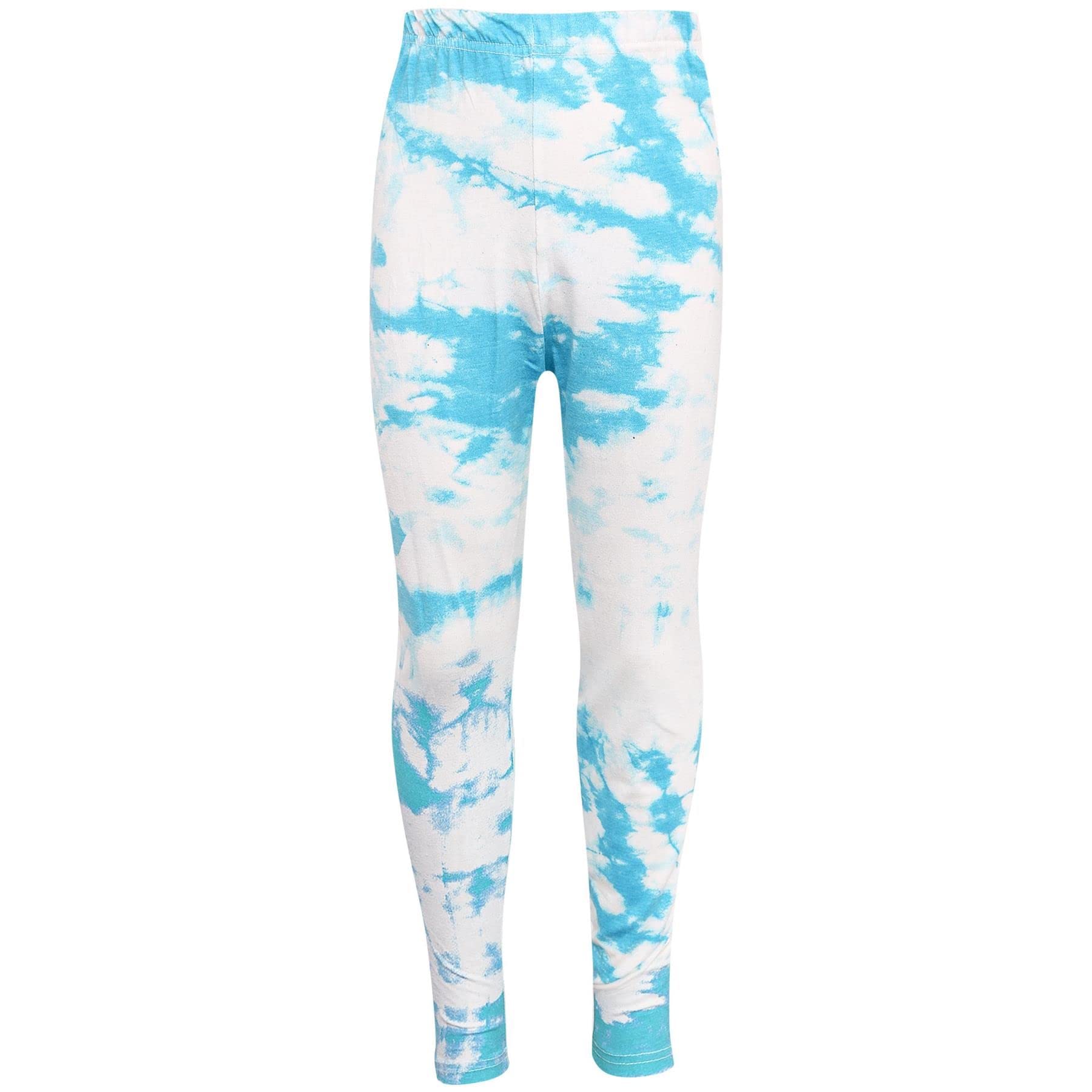 A2Z 4 Kids Girls Tie Dye Leggings Fashion Trendy - Tie Dye 250 Legging Blue 13