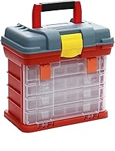 Caixa organizadora multifuncional de 4 camadas caixa de plástico grande caixa de pesca peças de parafuso caixa de armazenamento caixa de armazenamento iscas acessórios caixa de ferramentas caixa de ferramentas caixa de ferramentas caixa organizadora