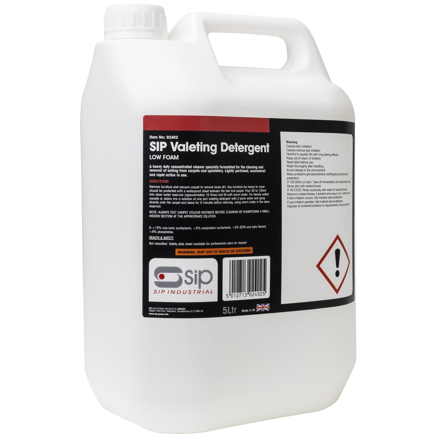 SIP 5L Valeting Detergent