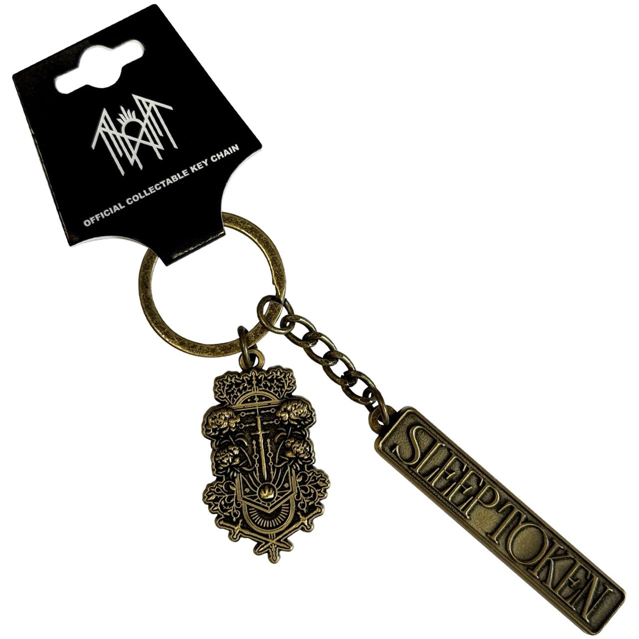Rock Off officially licensed products Sleep Token Even In Arcadia Damocles Charm Logo Keyring Keychain
