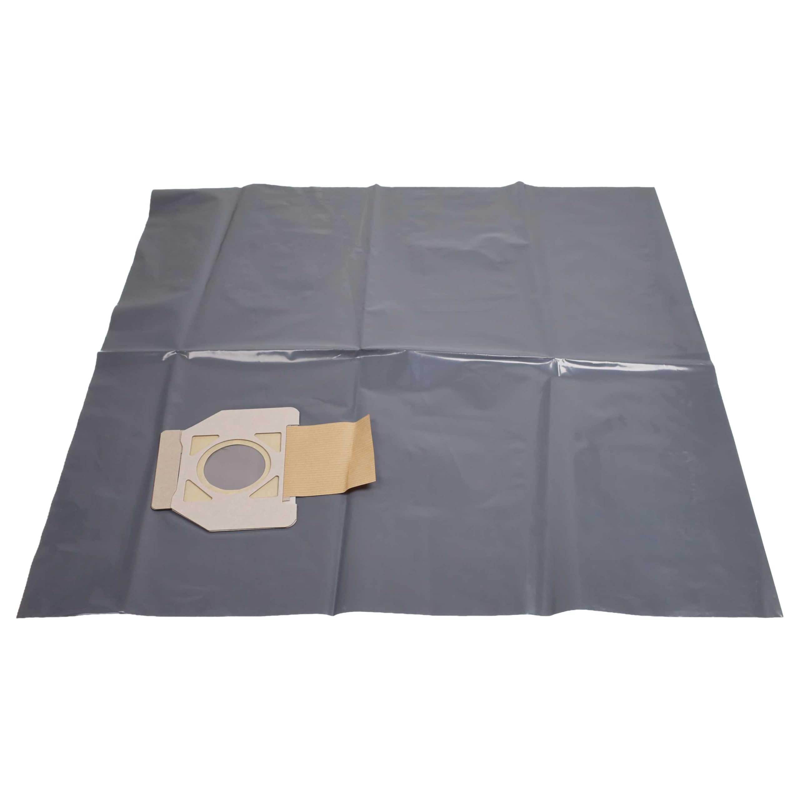 vhbw 20x Entsorgungsbeutel kompatibel mit Nilfisk Attix 40 Staubsauger | 33,5cm x 19,6cm Grau