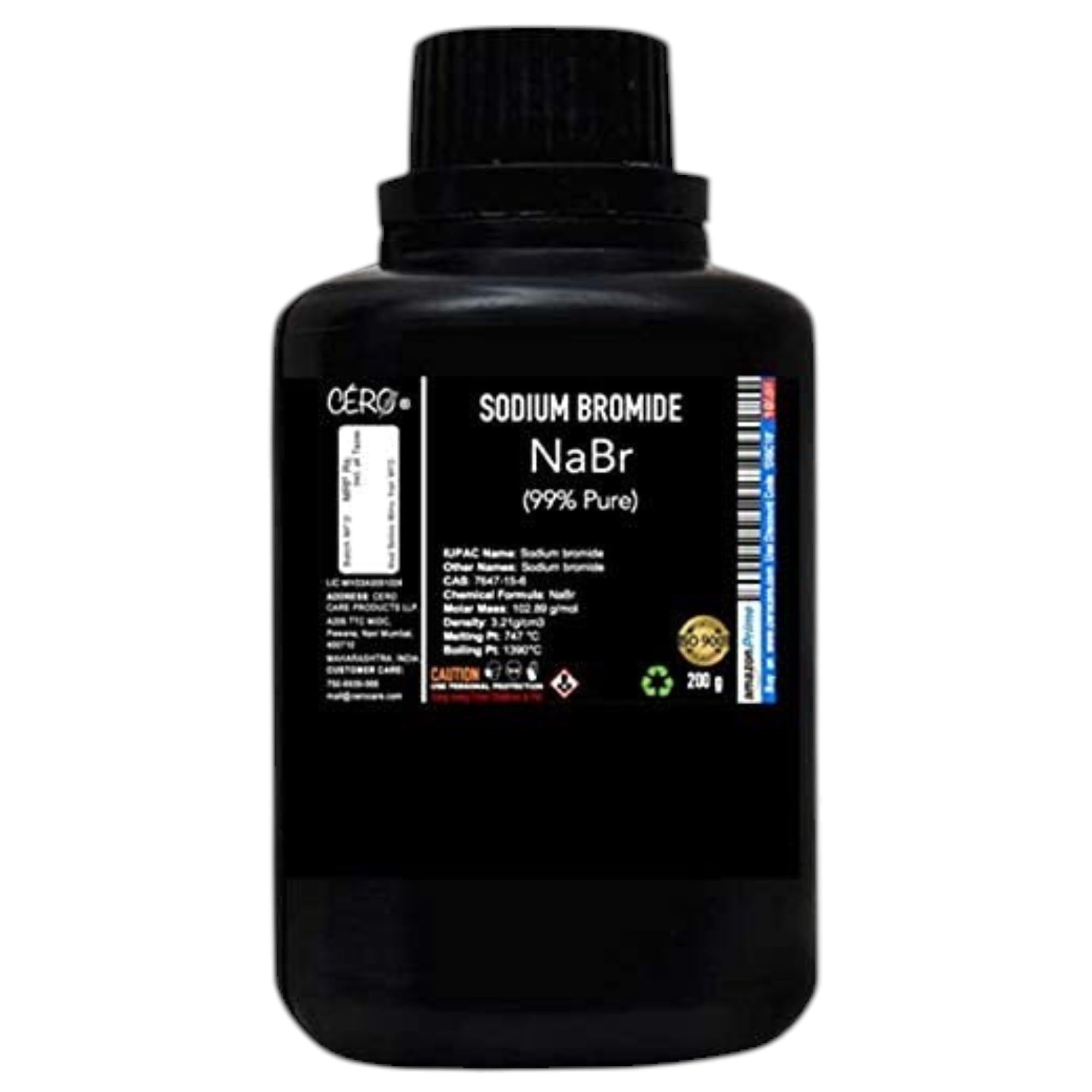 CERO ® SODIUM BROMIDE 99% Pure [NaBr] CAS: 7647-15-6 (200gm)-image-30