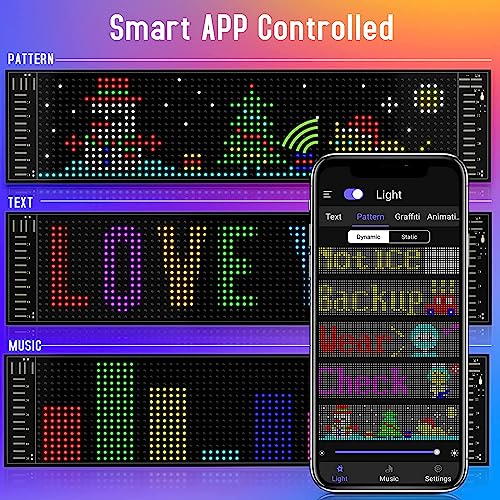 Panneau de signalisation LED flexible étanche IP66 et tableau affichage Bluetooth - 5