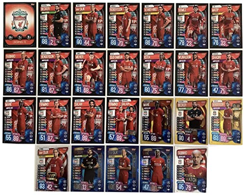 Liverpool 2019/2020 : ensemble d'équipe et album de 100 cartes Club