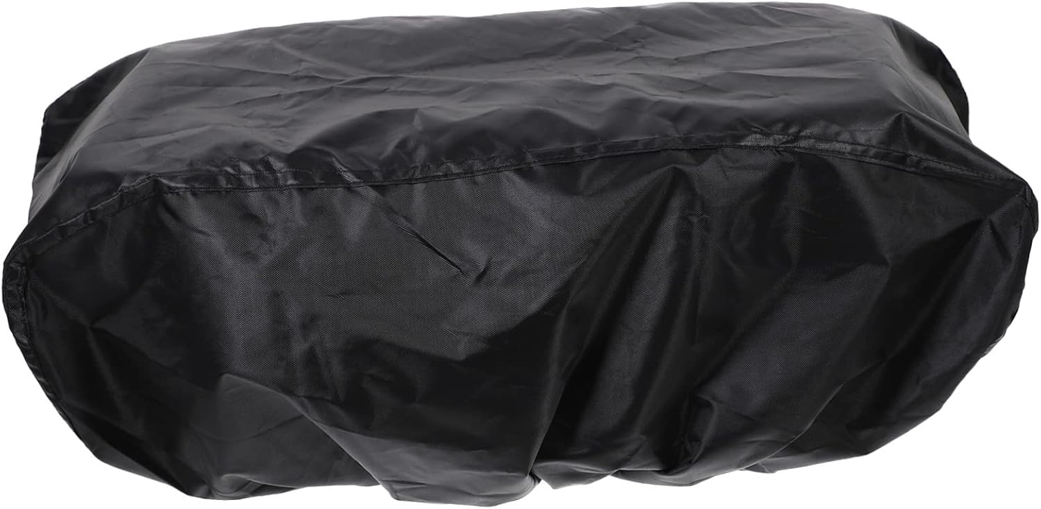 1pc Waterproof Winch Cover Electric Car Covers Front Trailer Protection Heavy Duty Winch Protection Waterproof Protective Black 600dpvc Coated Oxford Cloth