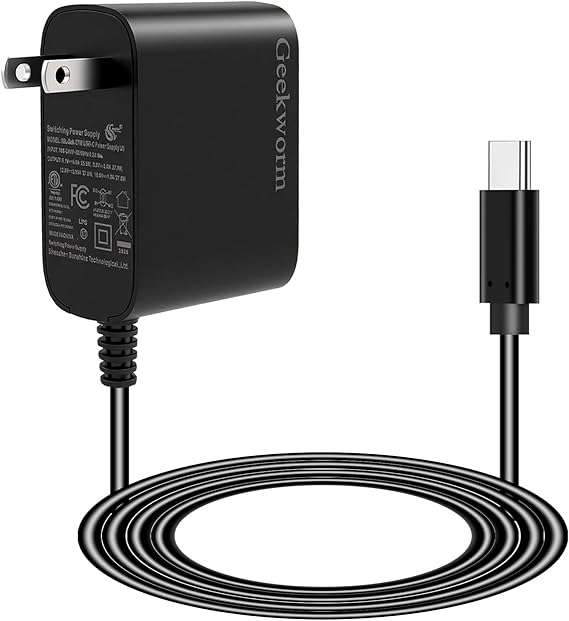 مزود الطاقة Geekworm PD 27W 5.1V 5A USB-C لـ Raspberry Pi 5 16GB/8GB/4GB/2GB