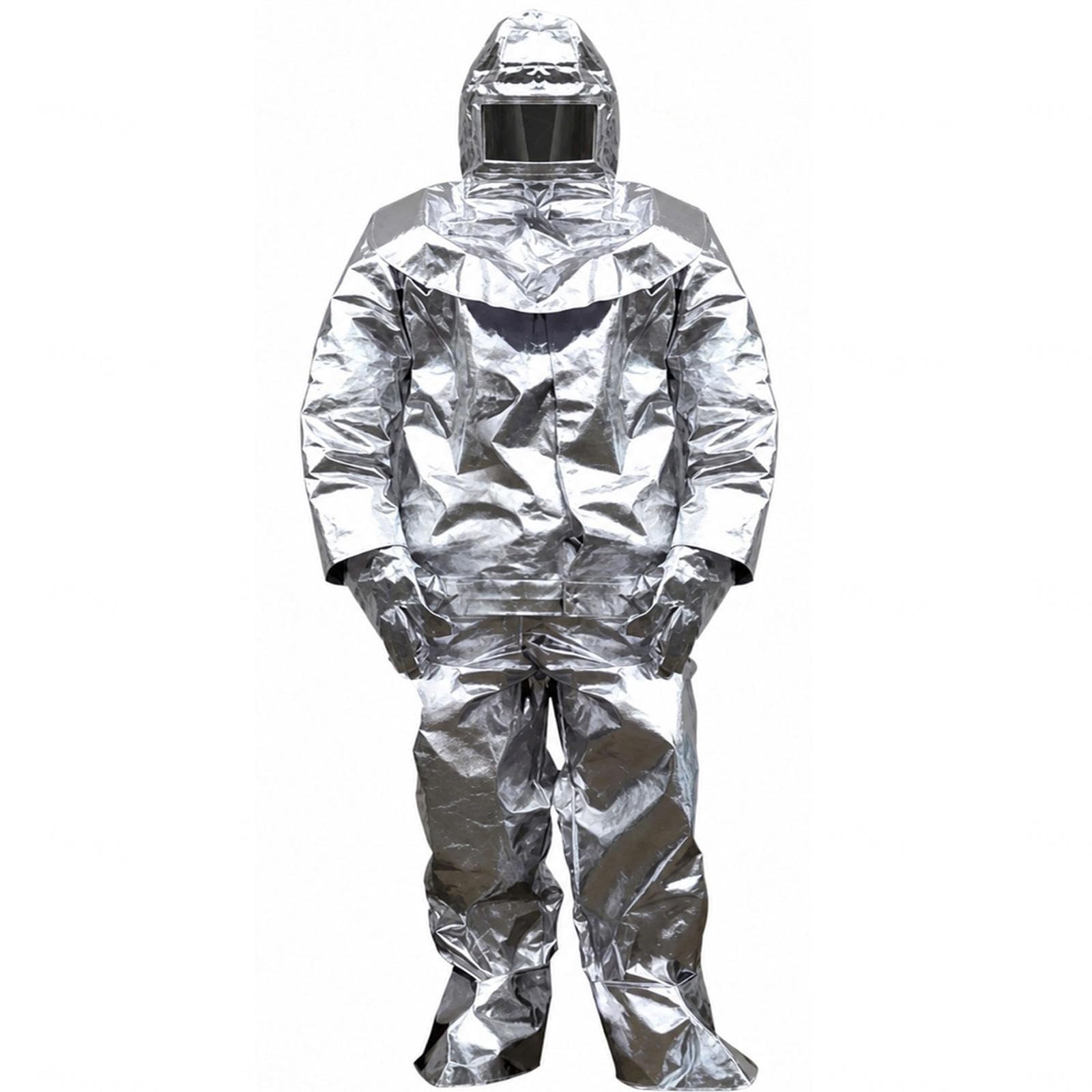 Ropa Ignífuga, Traje Resistente Calor Traje Aluminizado Resistente Calor Papel Aluminio Fábrica Vidrio, Planta Química, Barco