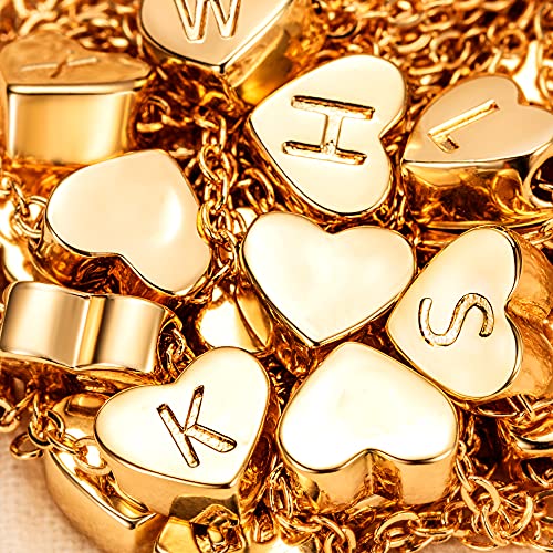 Kyerlyn Dainty Heart Bead Chain Anklet for Women 18k Gold Plated Layered Summer Beach Adjustable Ball Anklet Cute Tiny Simple Fashion Foot Jewelry Gift for Her - Image 6