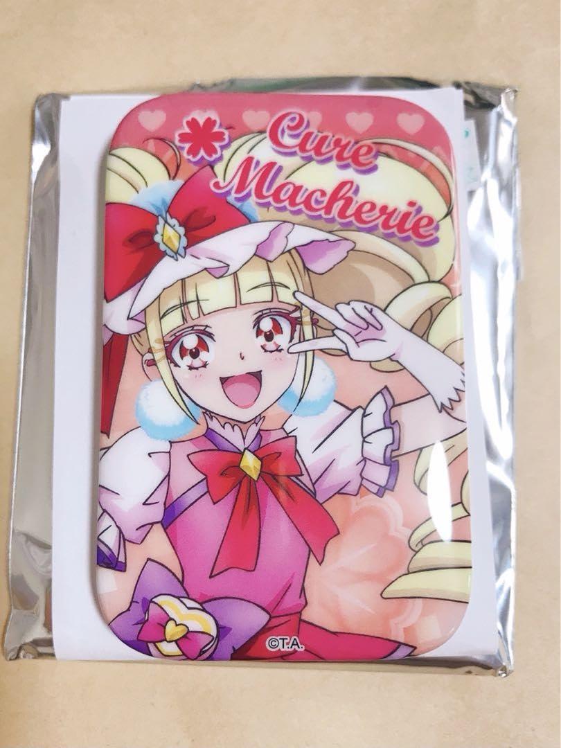 キュアマシェリ中国スクエア缶バッジ中国缶