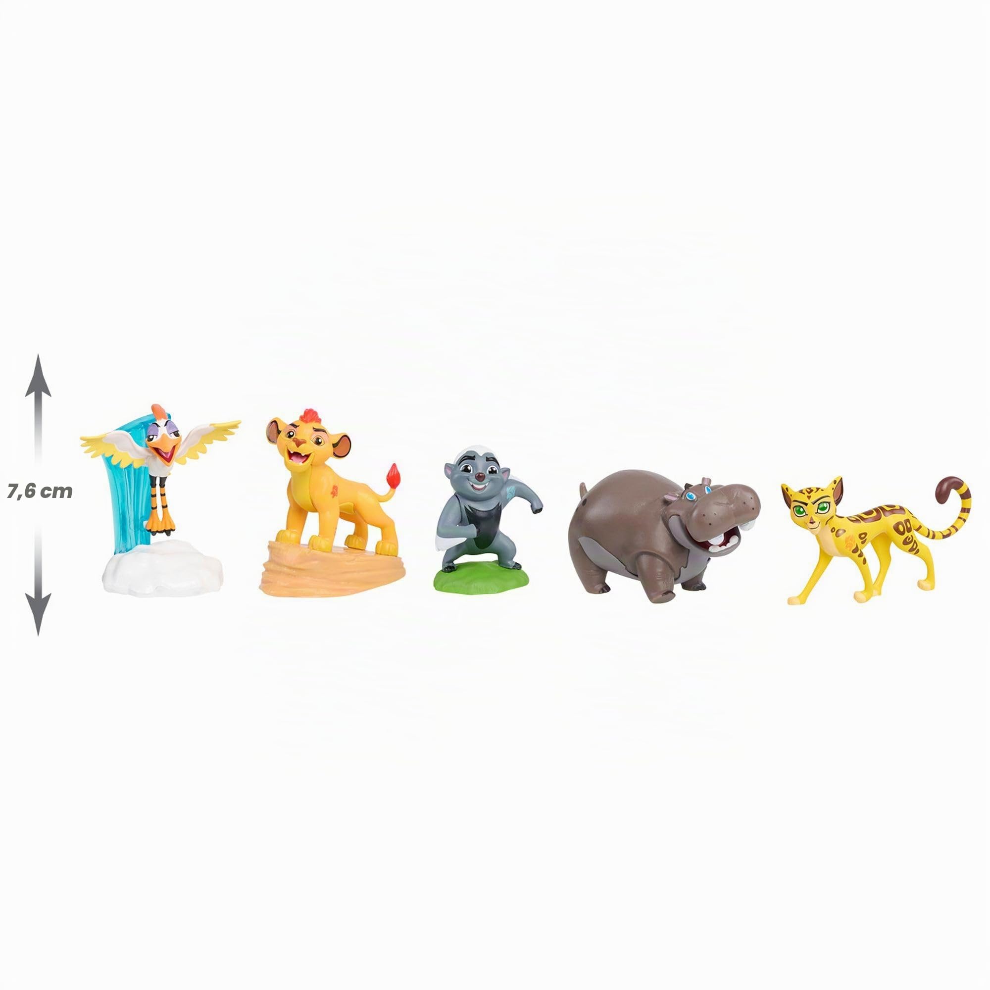 JP Spielfiguren/Sammelfiguren, aus der Disney-Serie Die Garde der Löwen, 5-teiliges Set