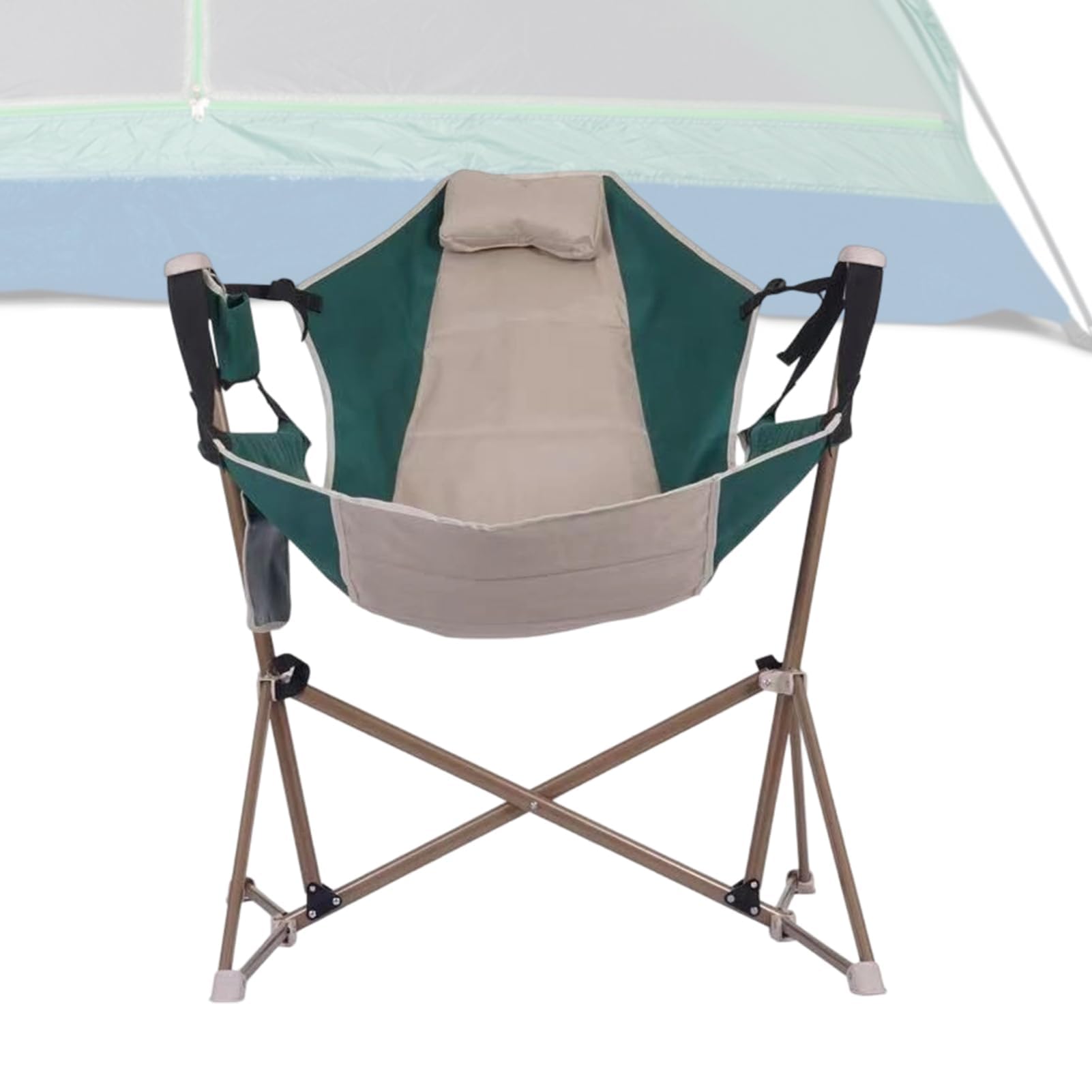 Silla de camping para adultos, asiento reclinable portátil, silla de campamento reclinable, para pesca al aire libre, picnic, patio, césped, jardín, piscina