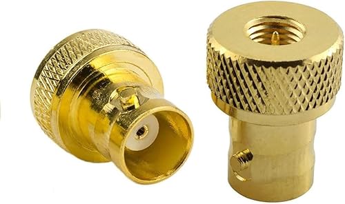 Miniatura 2 de DHT Electronics Adaptador coaxial coaxial RF macho SMA macho a BNC hembra chapado en oro