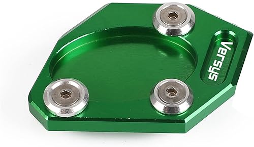 Miniatura 3 de YESKIT CNC aluminio for Kawasaki VERSYS 650 1000 2012-2014 Versys650 2007-2009 08 Motorcycle Kickstand Side Stand Enlarge Extension (Color  Green NO