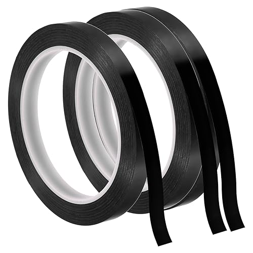 Miniatura 70 de PATIKIL Cinta de pizarra blanca de 1/2 pulgada, paquete de 3 cintas finas de borrado en seco de 72 yardas para marcado gráfico de arte de bricolaje