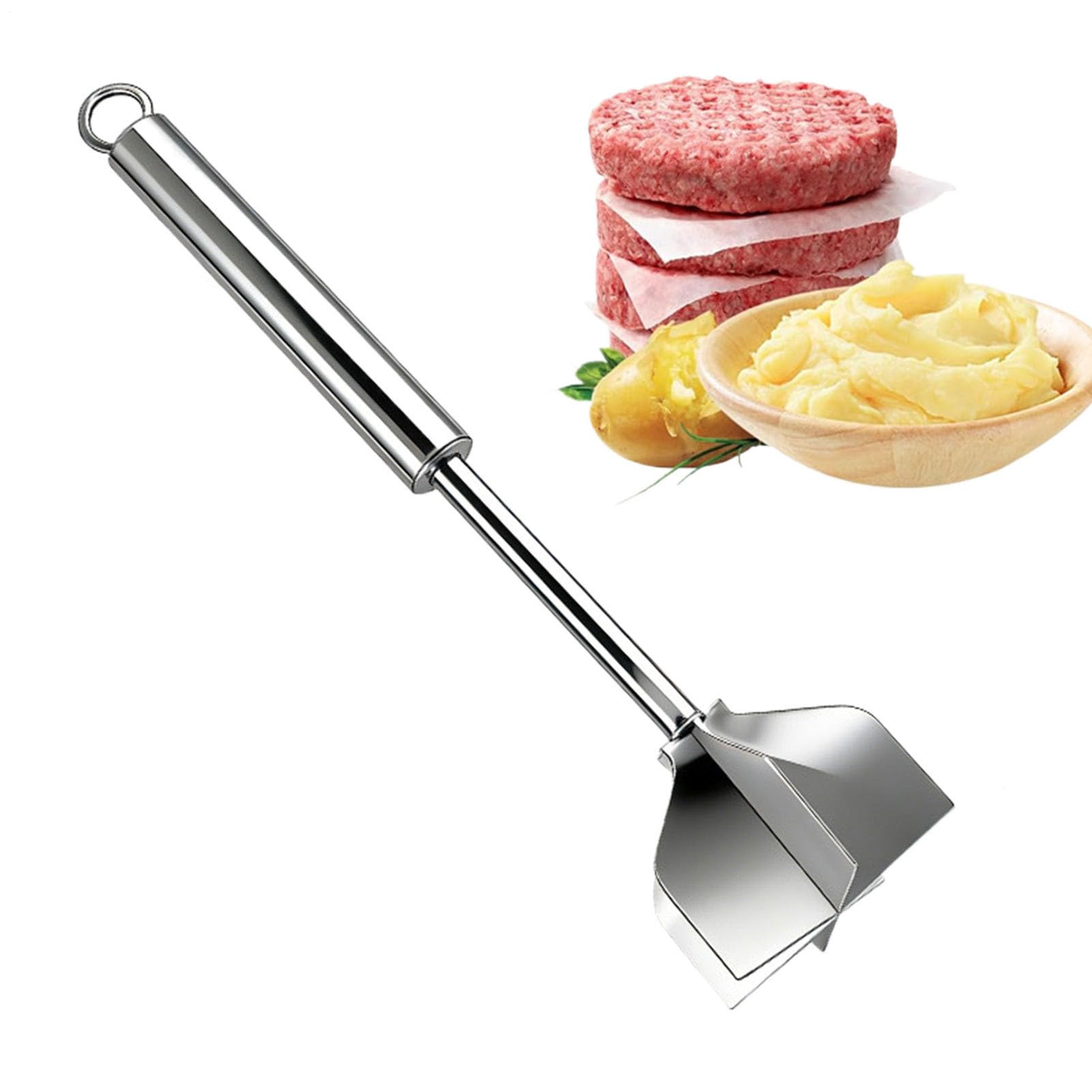 Hachoir en acier inoxydable durable pour préparation de viande