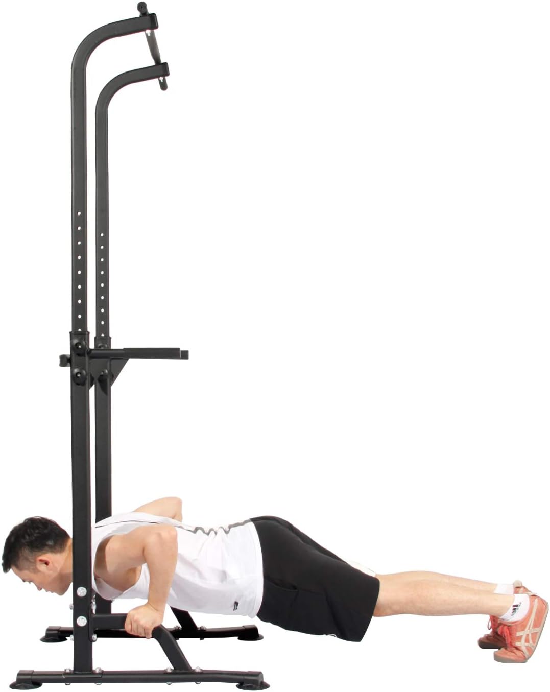 SogesGame Power Tower Adjustable Height Workout Pull Up & Dip Station Multi-Function Home Gym Strength Training Fitness Equipment, PSBB005-S8-US : Sports & Outdoors