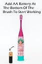 Kids Electric Toothbrush, Pink and Blue, Cartoon Theme Electric Toothbrushes, Sonic, Vibrating motion, Gentle for kids gallery image