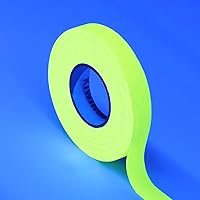 Vista 40 de Tela fluorescente reactiva a la luz negra ultravioleta/cinta de neón Gaffer, cinta de punta súper brillante para suministros de fiesta brillante, 1