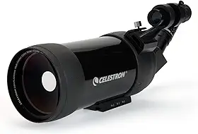 Celestron Mira angular 52268 Mak 90 mm – mira Maksutov – Ótimo para visualização de longo alcance – ampliação de 39x com ocular de 32 mm – óptica multirevestida – blindada de borracha