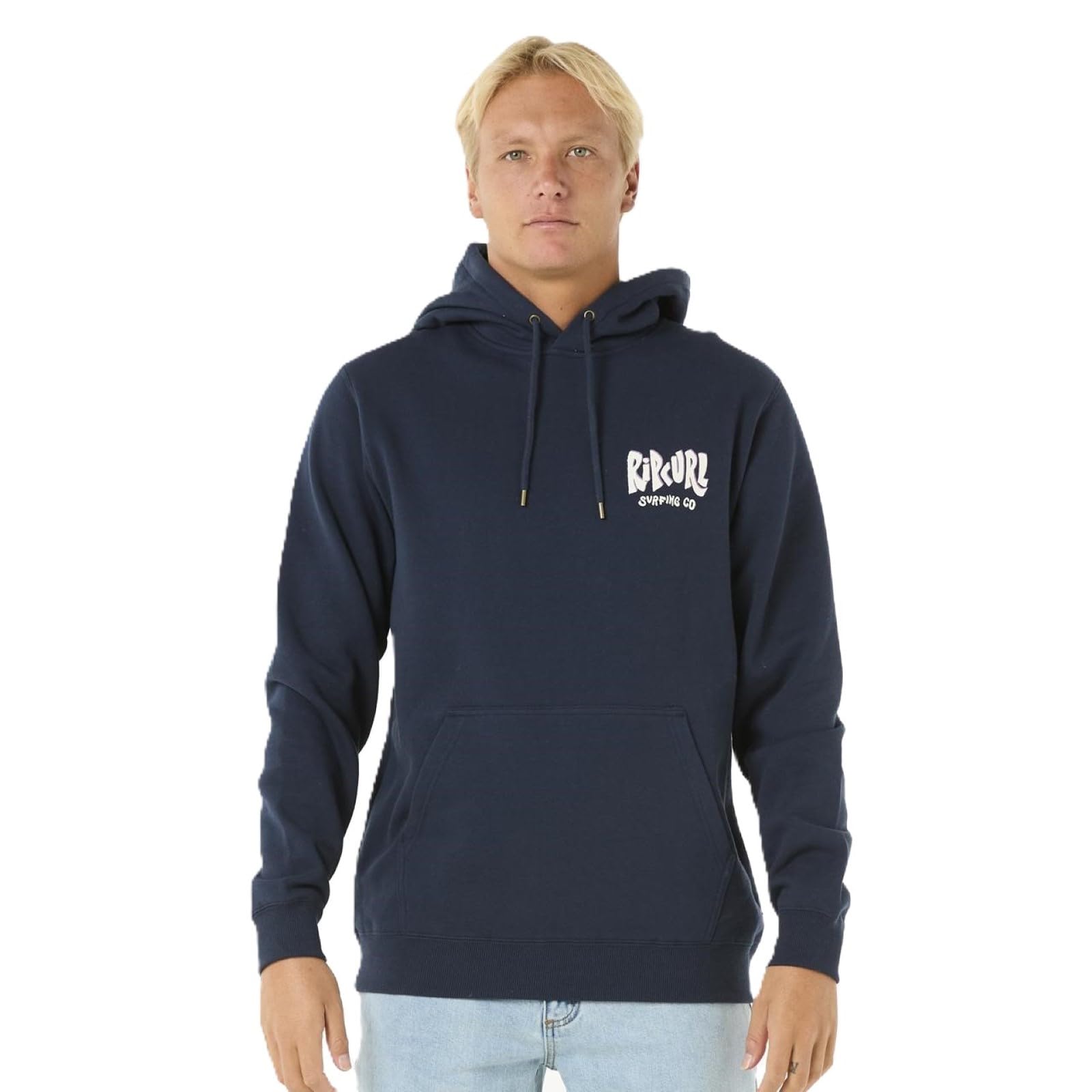 RIP CURL Mens Shield Hood Hoodie - Navy - S