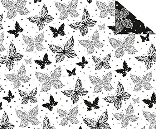 Fotokarton "Tangle Creation 1" 49,5 x 68 cm Schmetterlinge - 10 Bogen