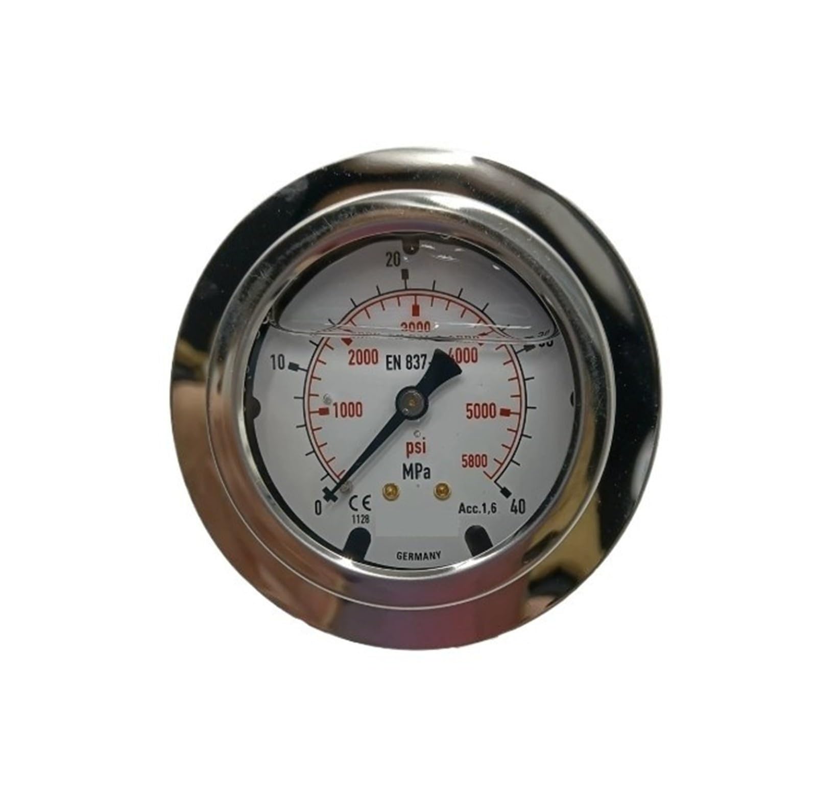 Medición del indicador de presión del acero inoxidable MBB06U-400-1-ZZZ for la prueba