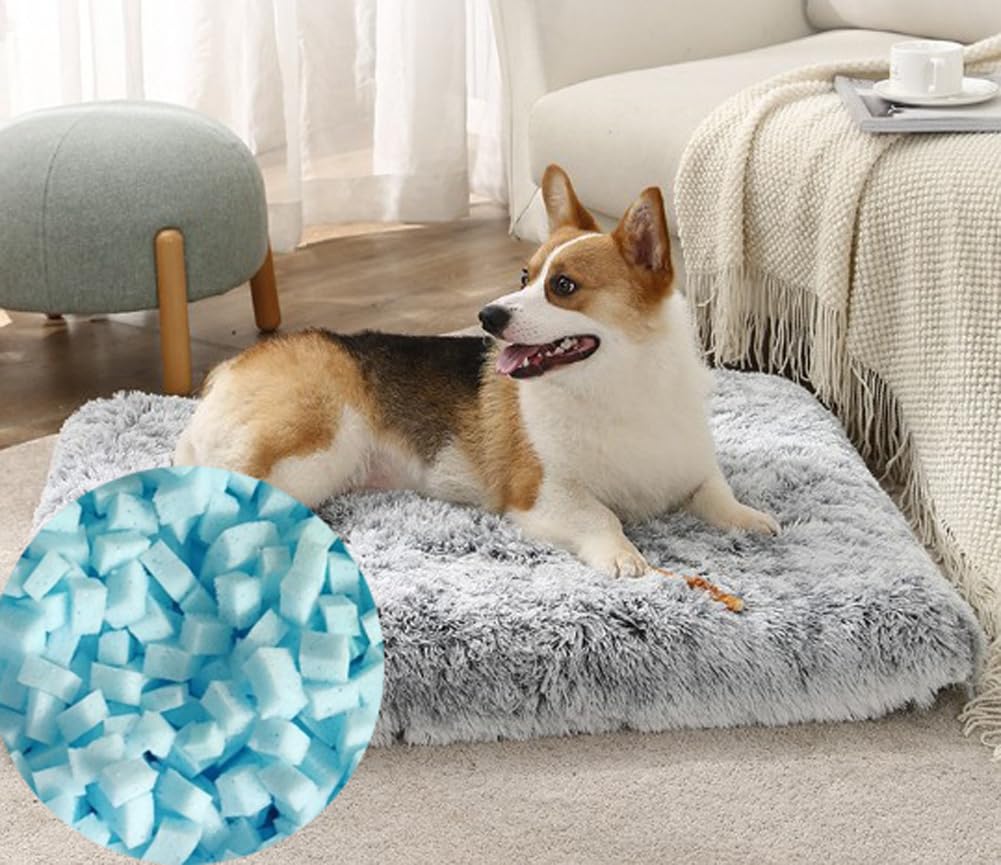 Almohada de relleno de espuma viscoelástica triturada real de alta calidad que mejora el sueño, material de relleno de silla de puf, manualidades, muñeca de felpa, no es fácil de acumular (20 libras))