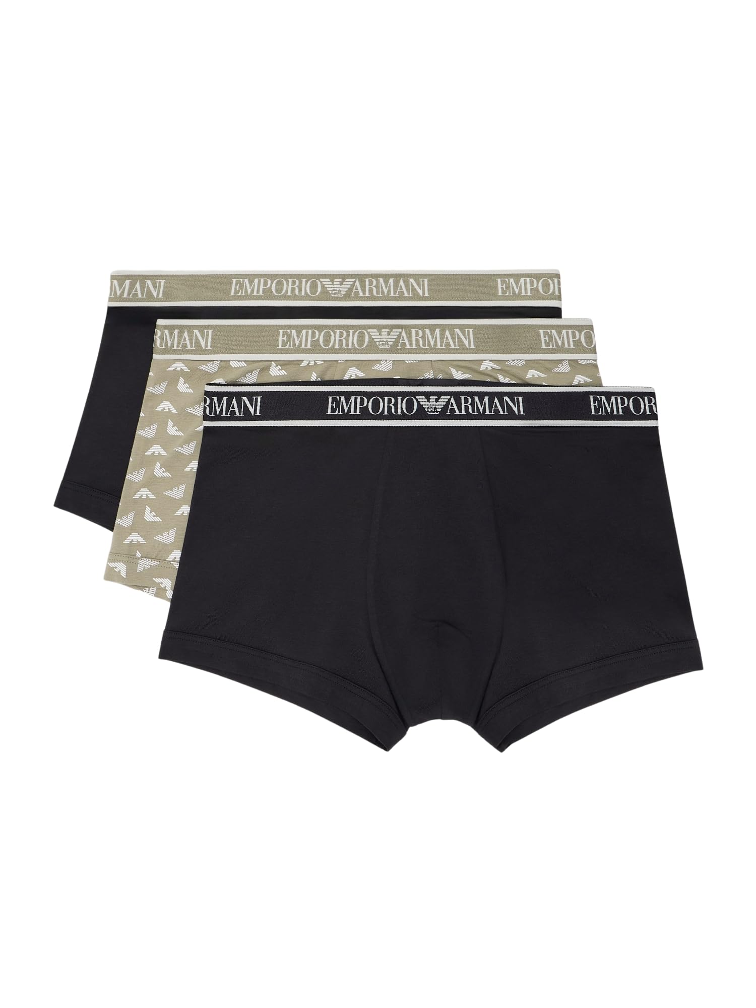 EMPORIO ARMANI Man Core Logoband 3-Pack Trunk Black L