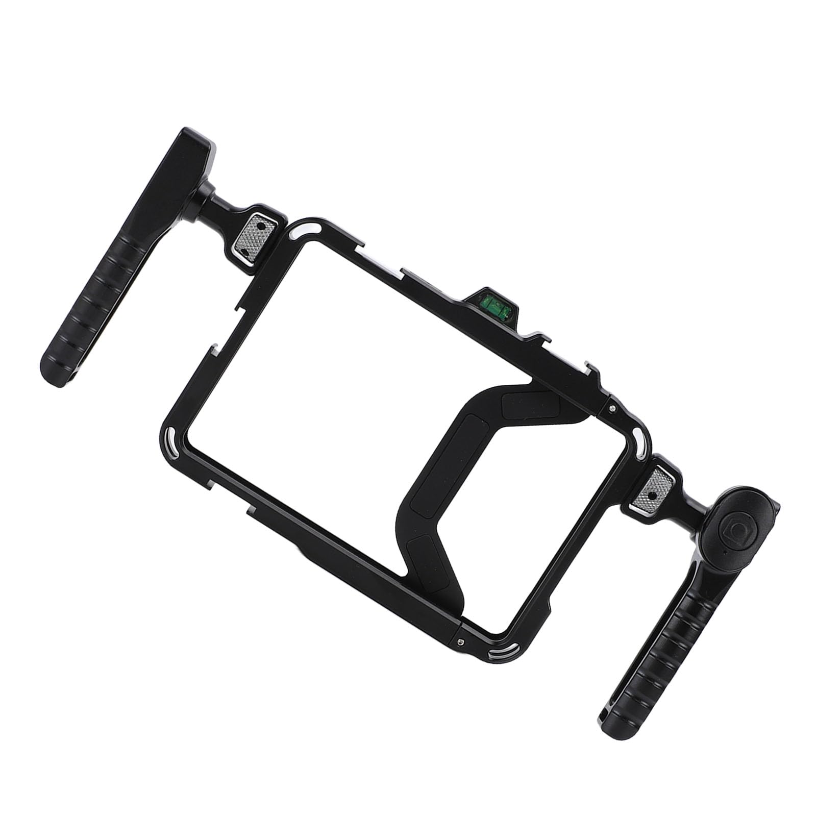 Zestaw Telefoniczny, Zestaw Wideo do Smartfona ze Stopu Aluminium z Mocowaniem Zimnego Buta Otwory na śruby 1/4 i 3/8 Cala Obrotowe Uchwyty do Telefonów od 14 16,2 Cm