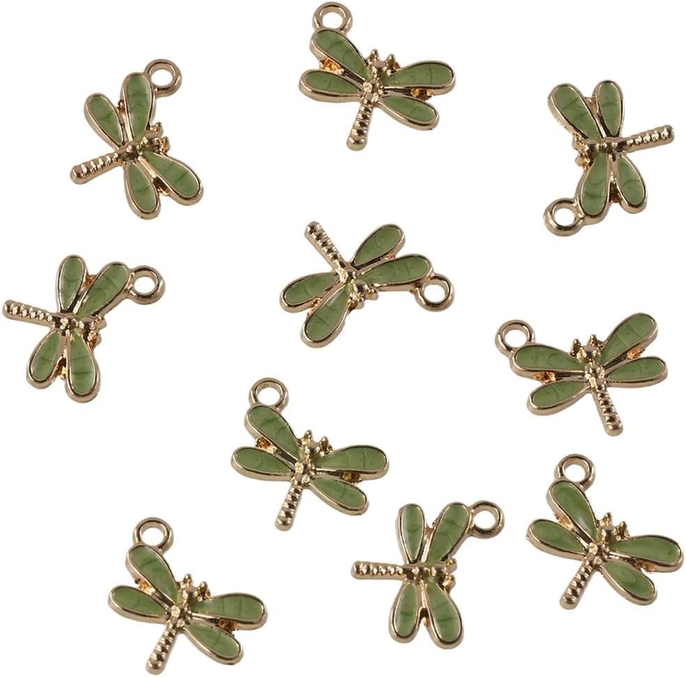 40 Pcs 4 Styles Colorful Dragonfly Charms,3D Animal Charms for Jewelry Making,DIY Crafts Decor - Image 6