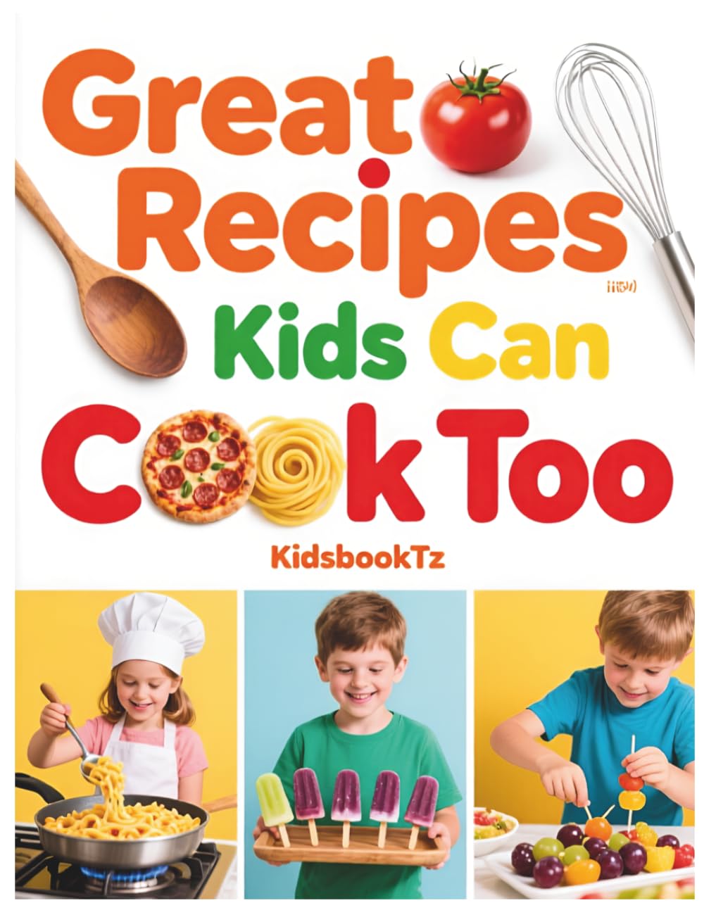 Kids Can Cook Too: 32 Fun and Easy Step-by-Step Recipes for Kids to Build Confidence in the Kitchen (Kids Can Cook Series)