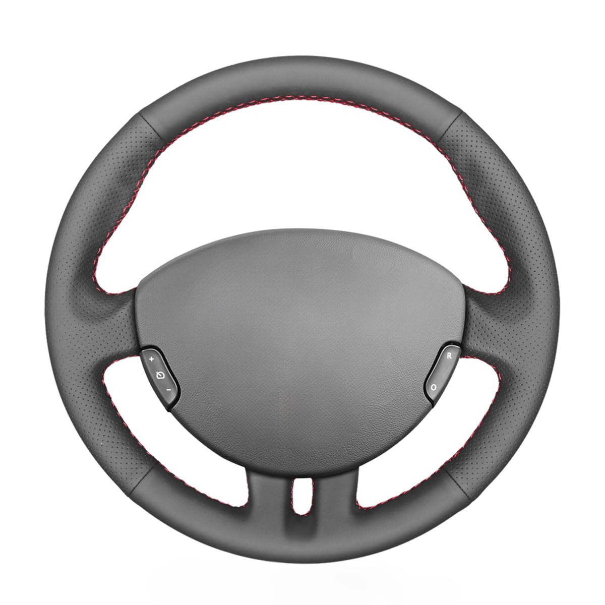 MEWANT Funda de Volante para Renault Clio 3 2005-2012 / Accesorios para Renault Clio | Renault Clio 3 2005-2012 / Renault Clio Transpirable Para Volantes Calefactados Duradero