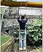 12M Fire Escape Ladder - Anti-Skid Folding Safety Rope Ladder for Home & Office, Portable Emergency Rescue Tool for Quick Evacuations, Durable & Easy to Use