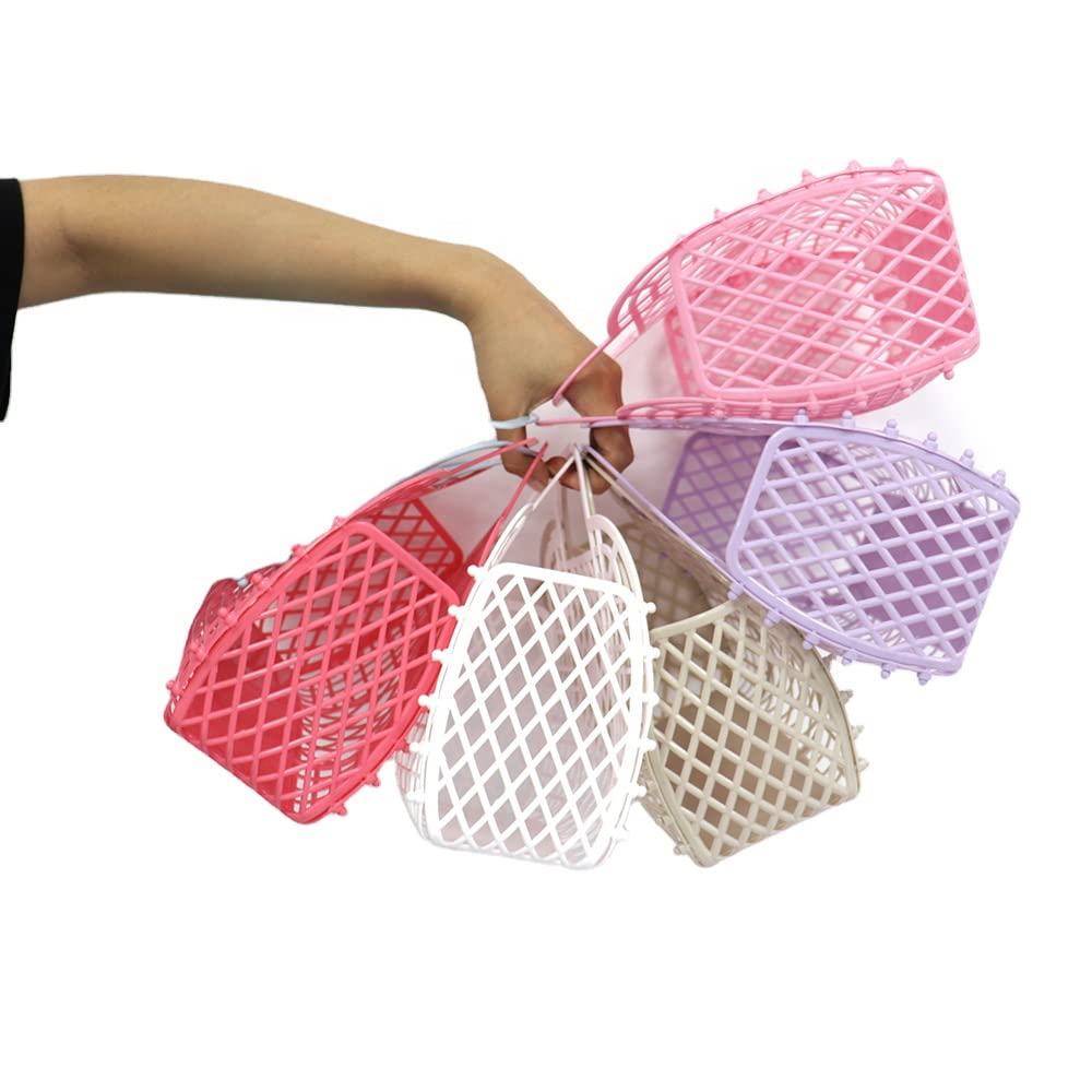 MUZHI Toddler Purse Ideal Gift Baskets Little Girl Purse Easter Basket Personalized Retro Jelly Bag 80s jelly handbag beach bag (02 Latte)