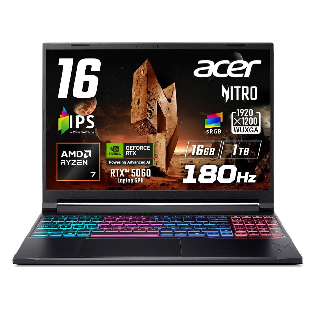 Amazon.co.jp: Acer Nitro V 16S AI Ryzen 7 260 RTX 5060 16GB