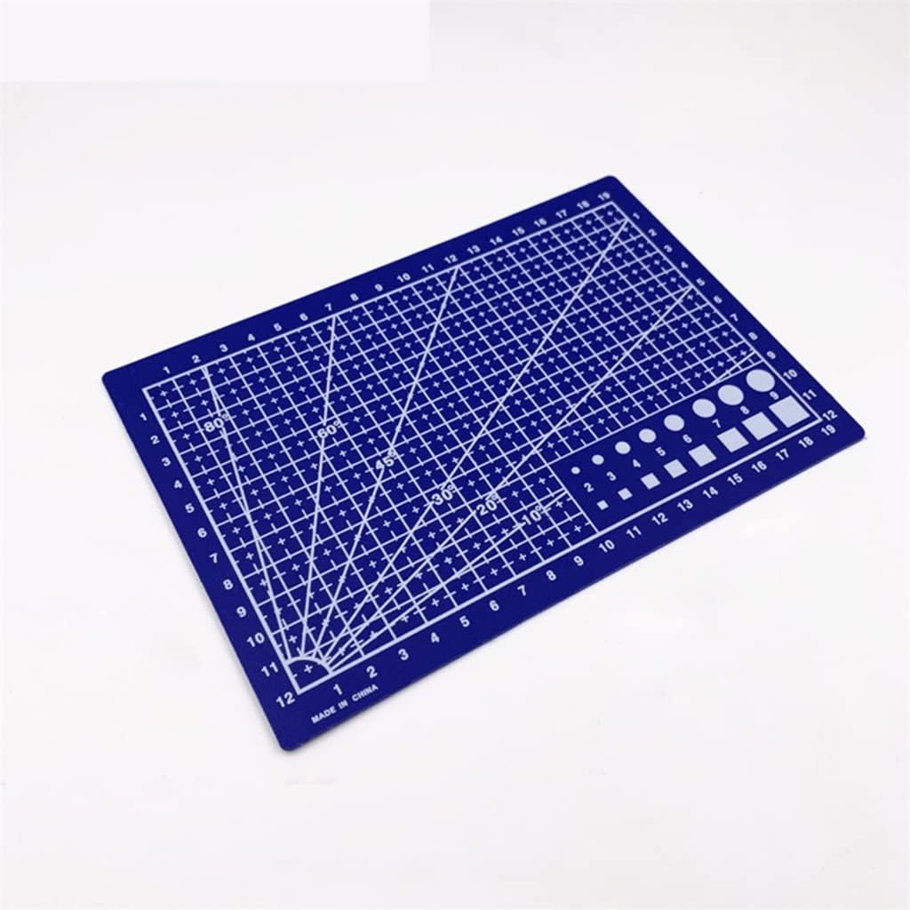 A5 Pvc Cutting Mat Board Engraving Hard Pad Handwriting Plank Lightweight Measuring Diy Art Tool(Blue)