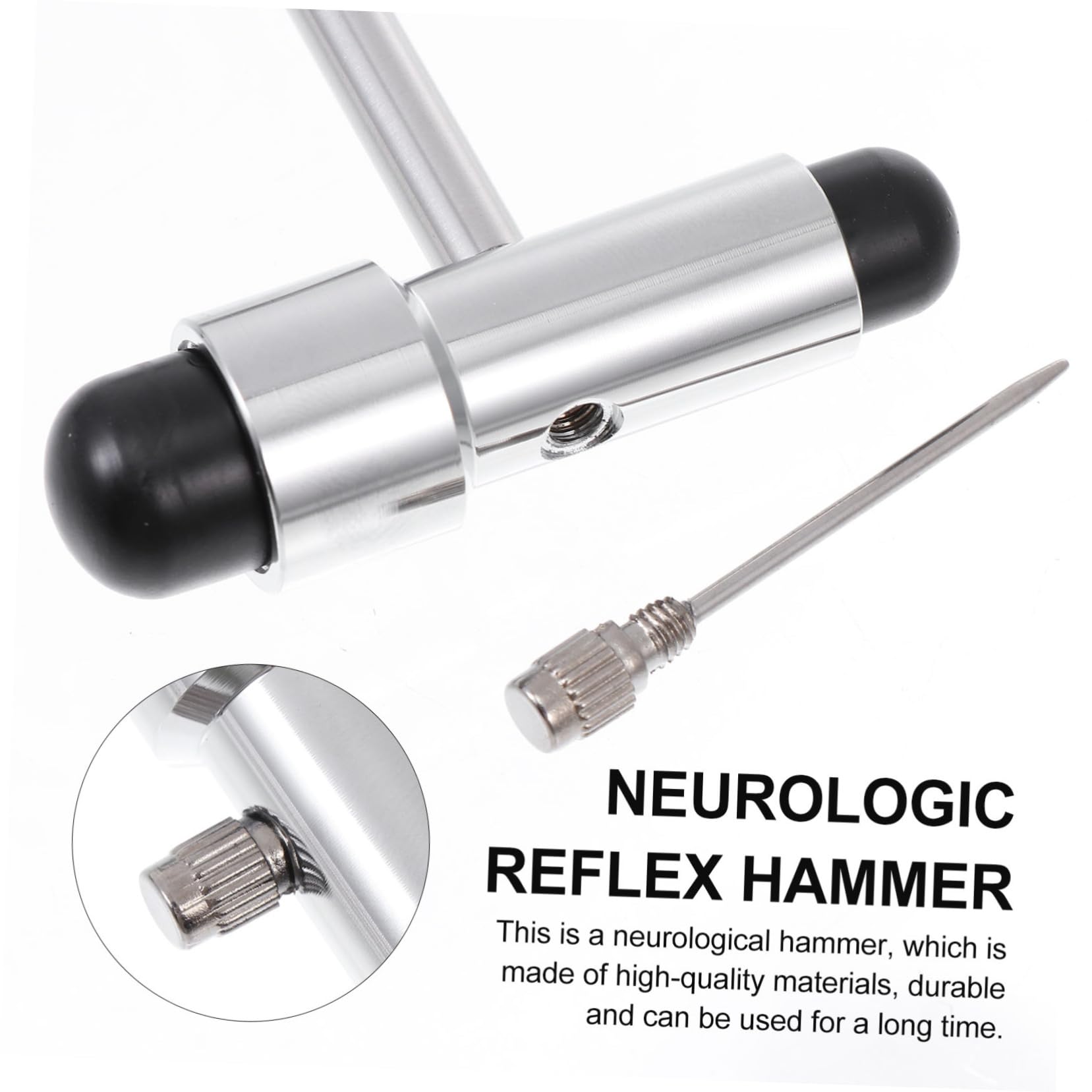 Alipis 4 Stck. Medizinischer Reflexhammer aus Praktischer Diagnosehammer mit Integriertem Punkt Massageaufsatz für Nervenuntersuchungen in Zuhause