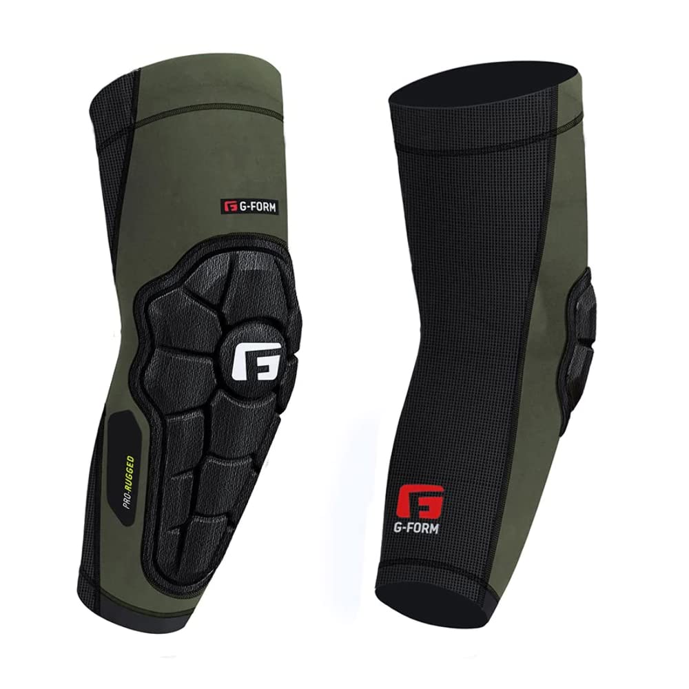 G-Form Pro - Protezioni per gomiti protettivi robusti per Mtb Bmx Dh ciclismo - verde militare