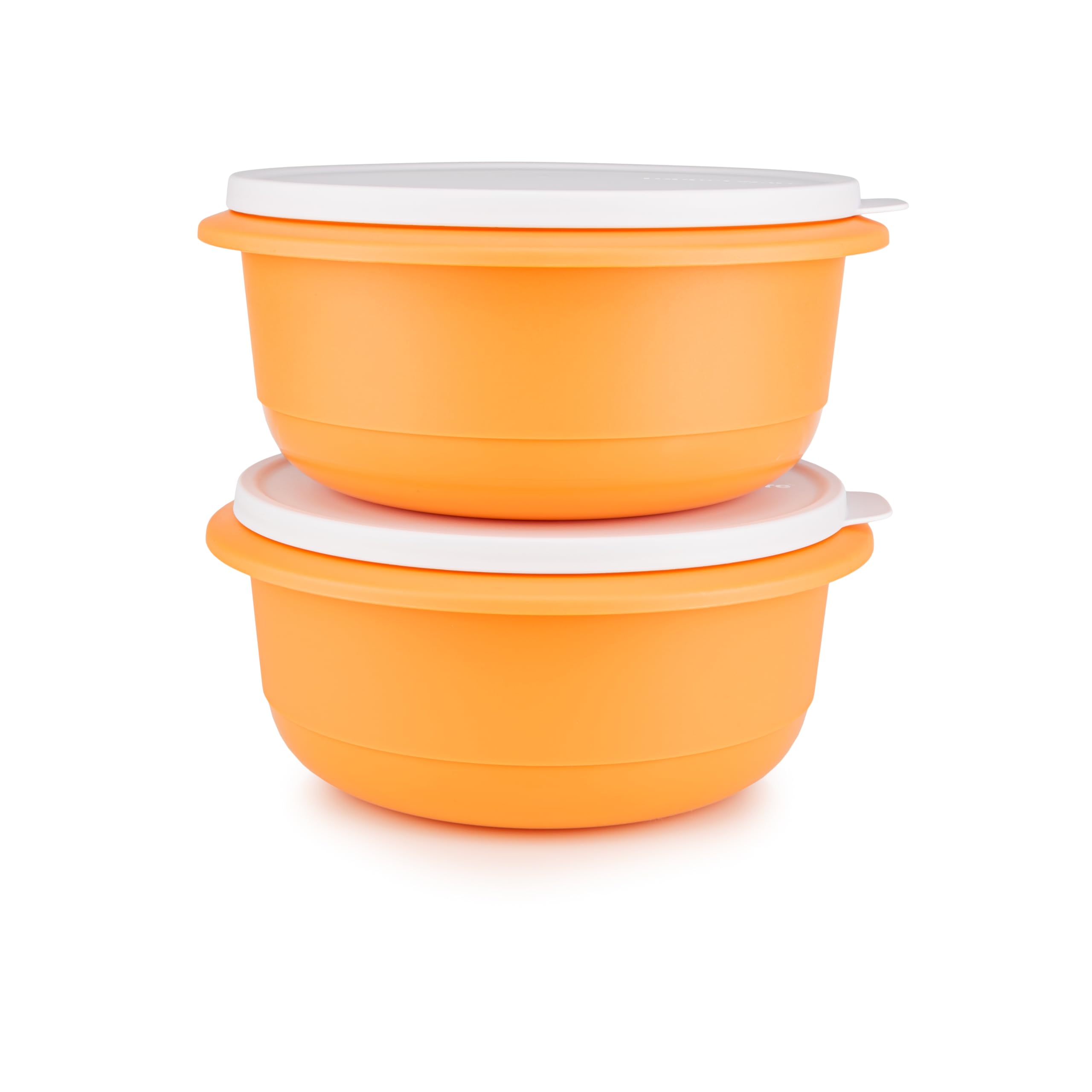 Tupperware Peng Pro 2x Schüssel orange 2 L Rührschüssel Servierschüssel Salatschüssel (inkl. Wunderschüssel 560ml), nicht Zutreffend