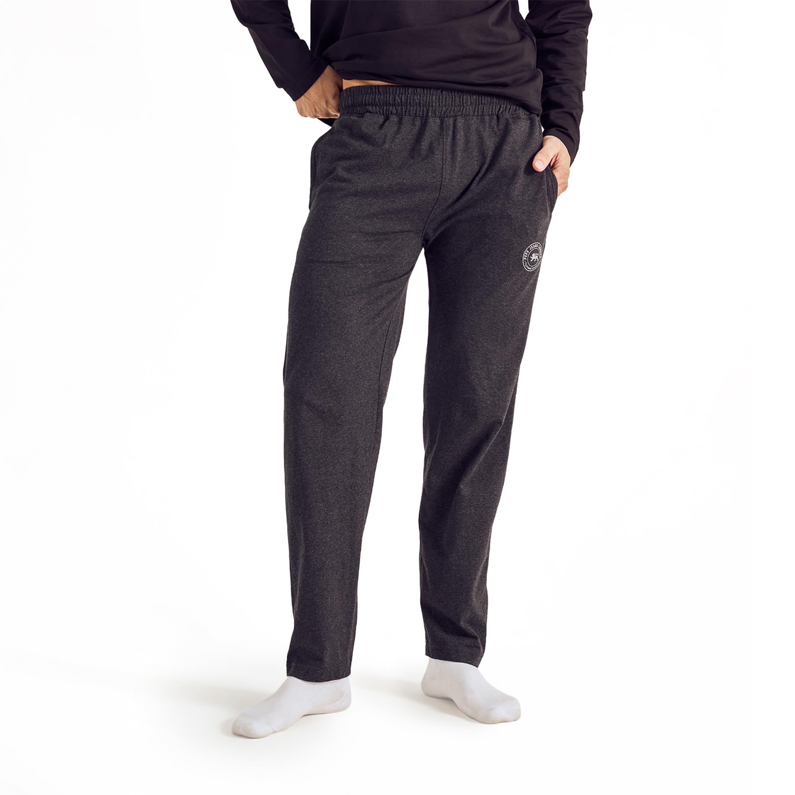 Men's Regular Fit Mid Rise Track Pant
