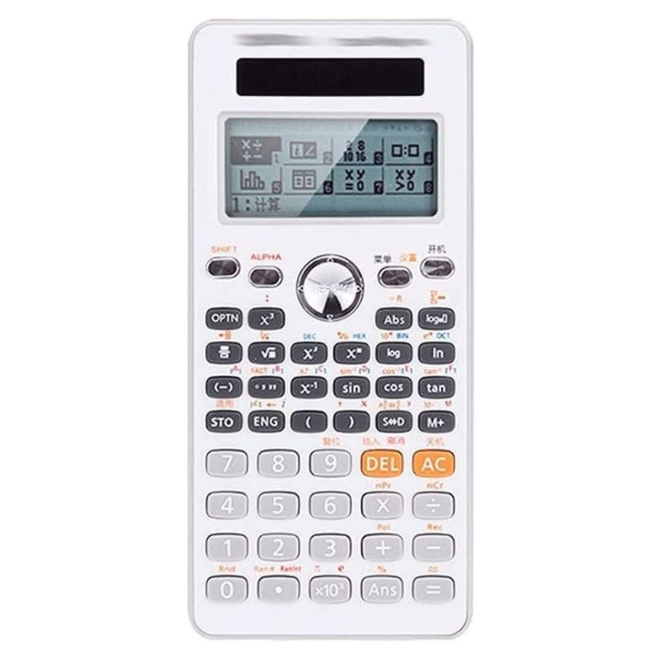 Calculadora para Oficina Calculadora De Funciones Científicas Multifunción Financiera para Empresas Hogar Y Escuela(White)
