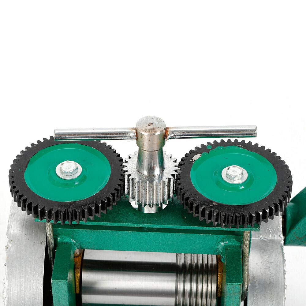 Manuelle Walzwerk Maschine, Manuelle Kombination Walzwerk Maschine Schmuck Werkzeug Mit Rollengröße 85mm für für Schmuck und Reparatur