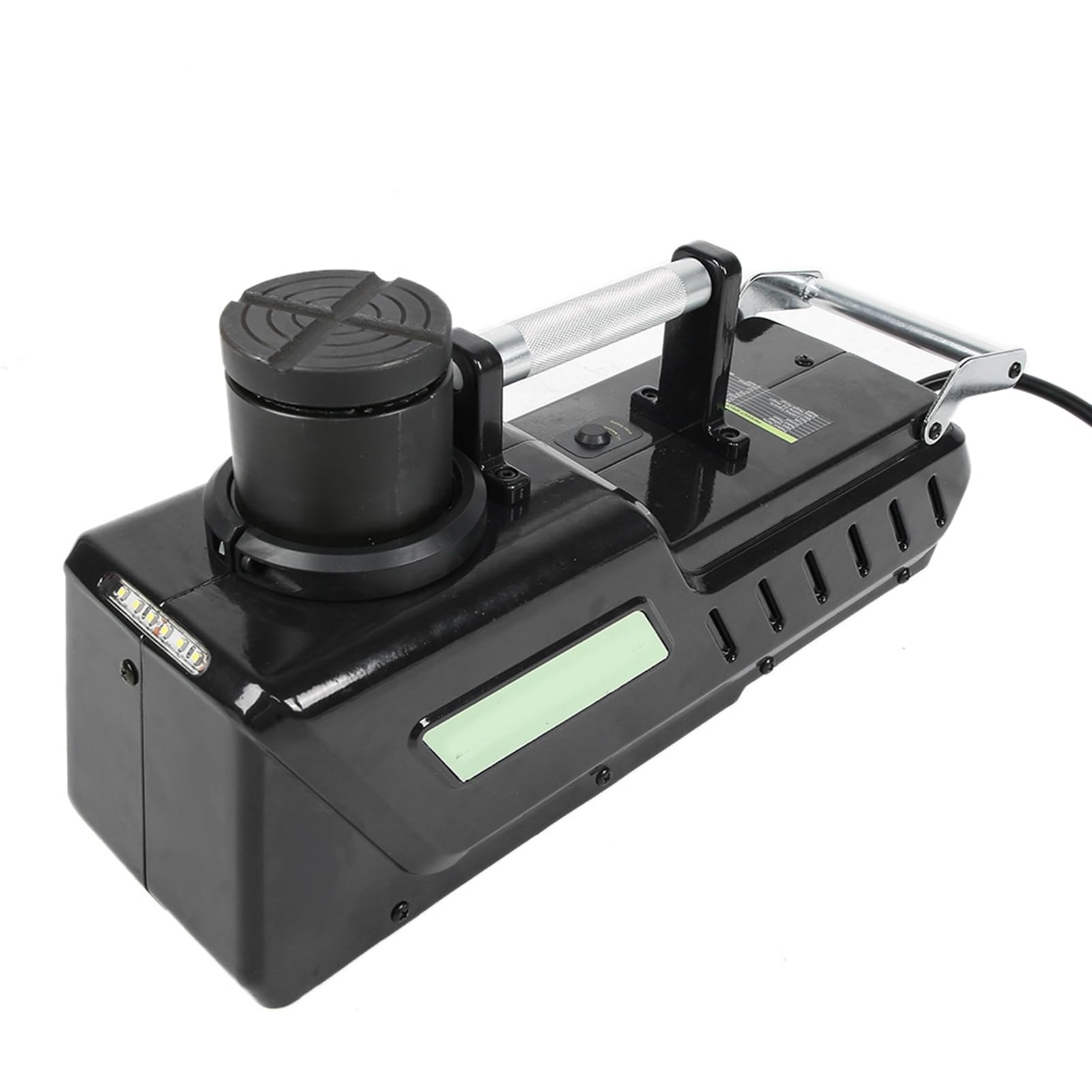 Kit de Elevación Hidráulica de Gato de Piso Eléctrico 15T para Coche, Furgoneta, Camión, SUV, Equipo Compacto para Cambios Rápidos de Neumáticos, Material de Aleación de Acero